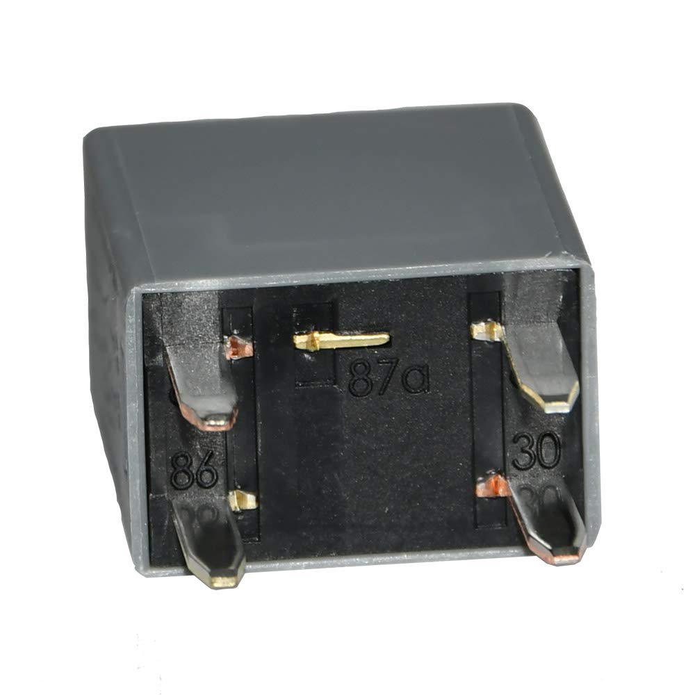 JOINAP 2 Pack High Power 4 Pin Fuse Box Relay #13500114/8385 Compatible with GM - Gray